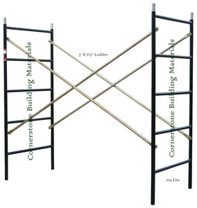 3' x 6'7" Flip Lock Ladder Frame Set (FF367L)