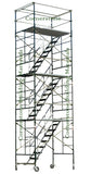 5'W x 7'L x 20'8"H Scaffold Rolling Tower /w Outriggers (5X7X20-8C4/O)
